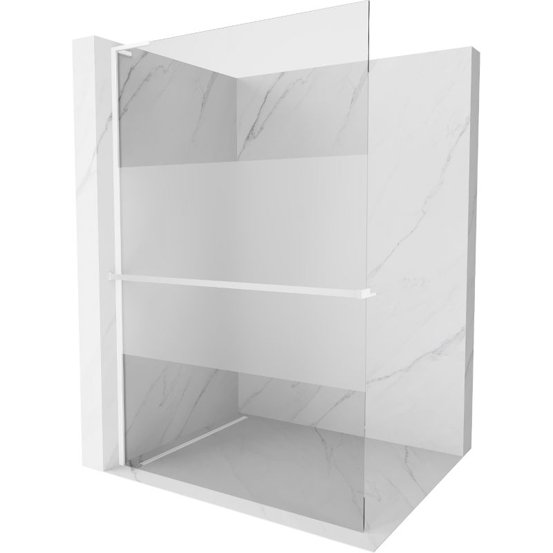 Ścianka prysznicowa walk-in Mexen Kioto+ L biała 110x200 cm 800-110-123-20-35 1 szt.