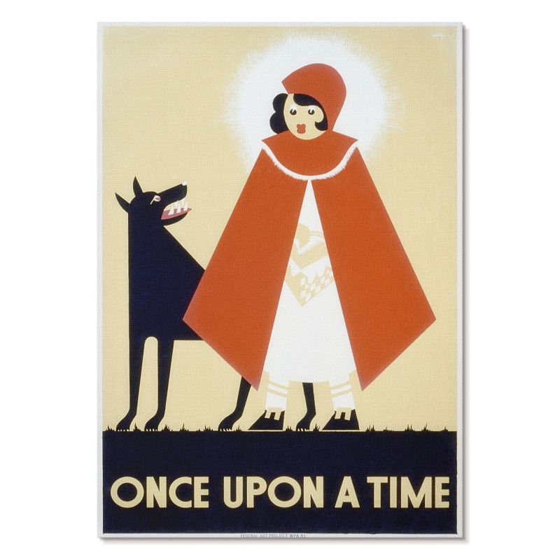 Obraz Plakat Canvas Tulup 42x59,4 cm (A2) Dawno, dawno temu Do sypialni, salonu, przedpokoju 1 szt.