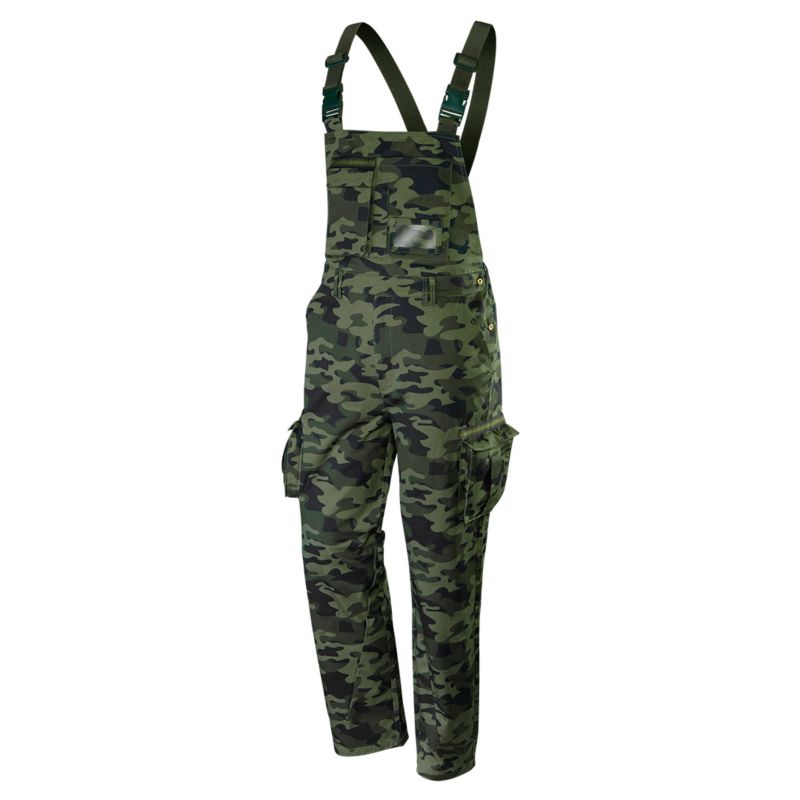 Spodnie robocze na szelkach unisex NEO TOOLS M CAMO 1 szt.