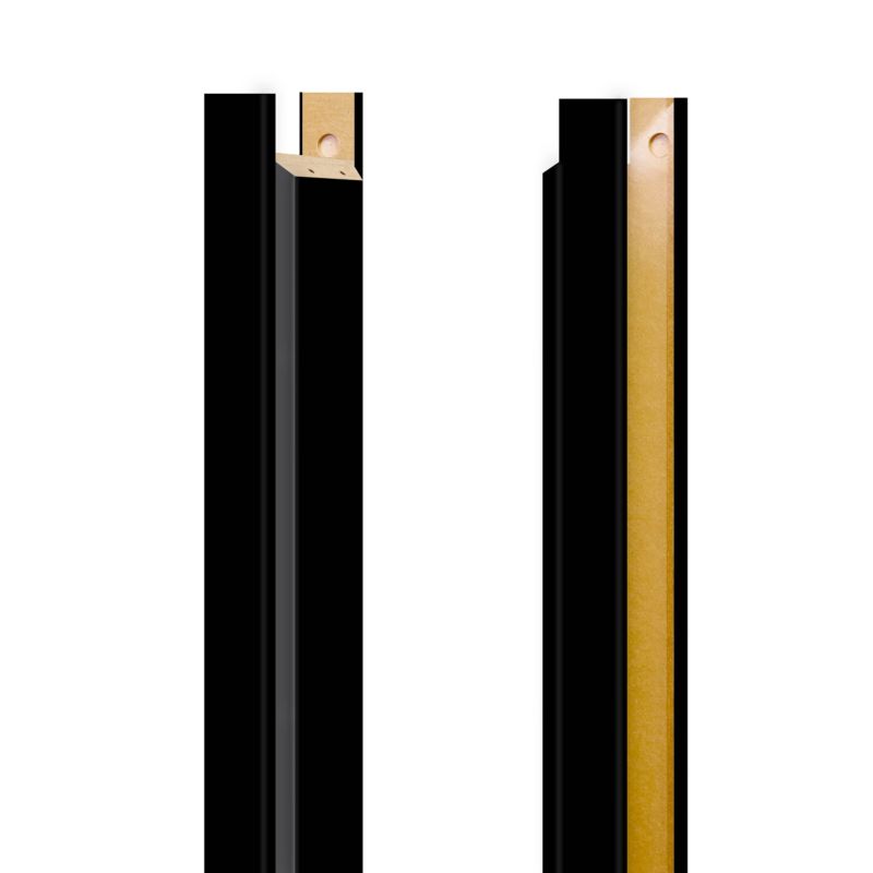 Baza ościeżnicy regulowana Fortia 95-115 mm 8 cm 90 stopni lewa czarna