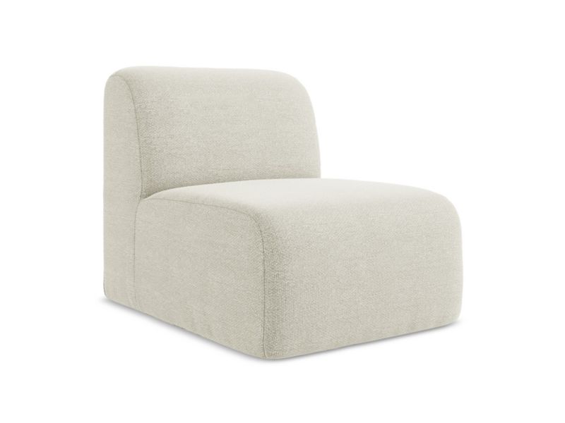 Moduł LaMiaSofa CERVO z tkaniny bouclé 70x94 cm piaskowy 1 szt.
