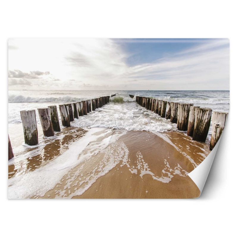 Fototapeta Feeby Falochrony nad morzem 100x70 1 szt