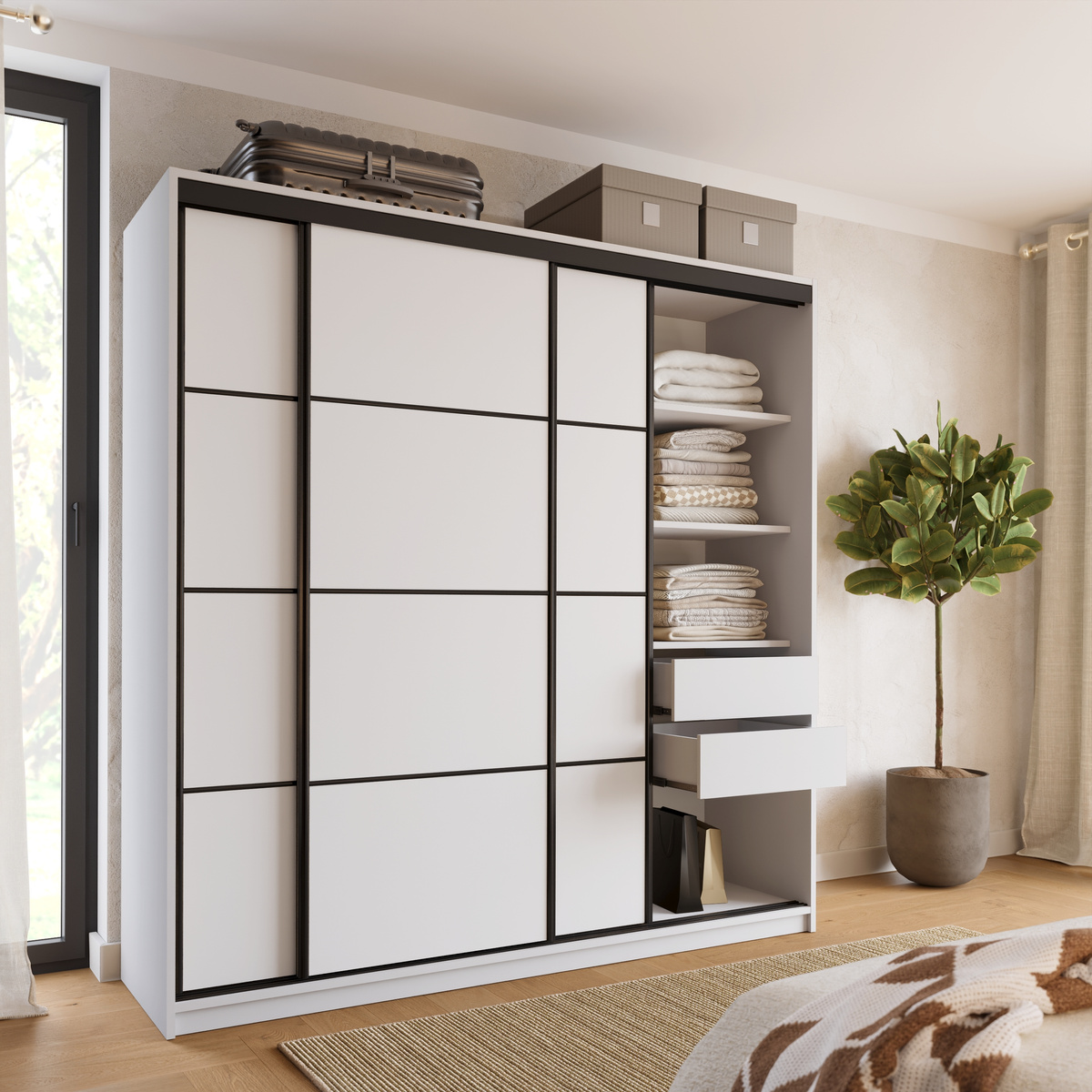 Szafa przesuwna 200 cm LOFT