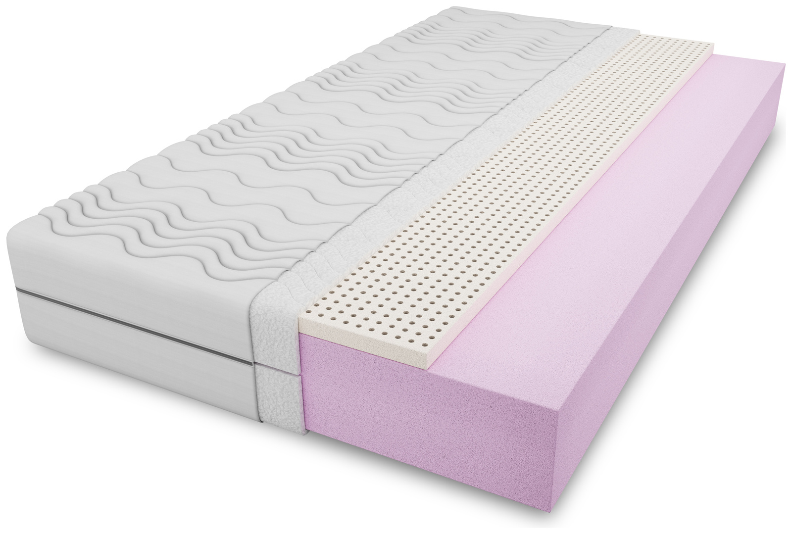 Hipoalergiczny materac piankowy 200x200 cm POLLY