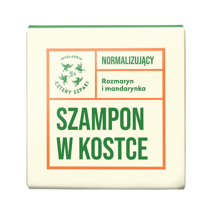 4 Szpaki Szampon normalizujący - Rozmaryn i Mandarynka