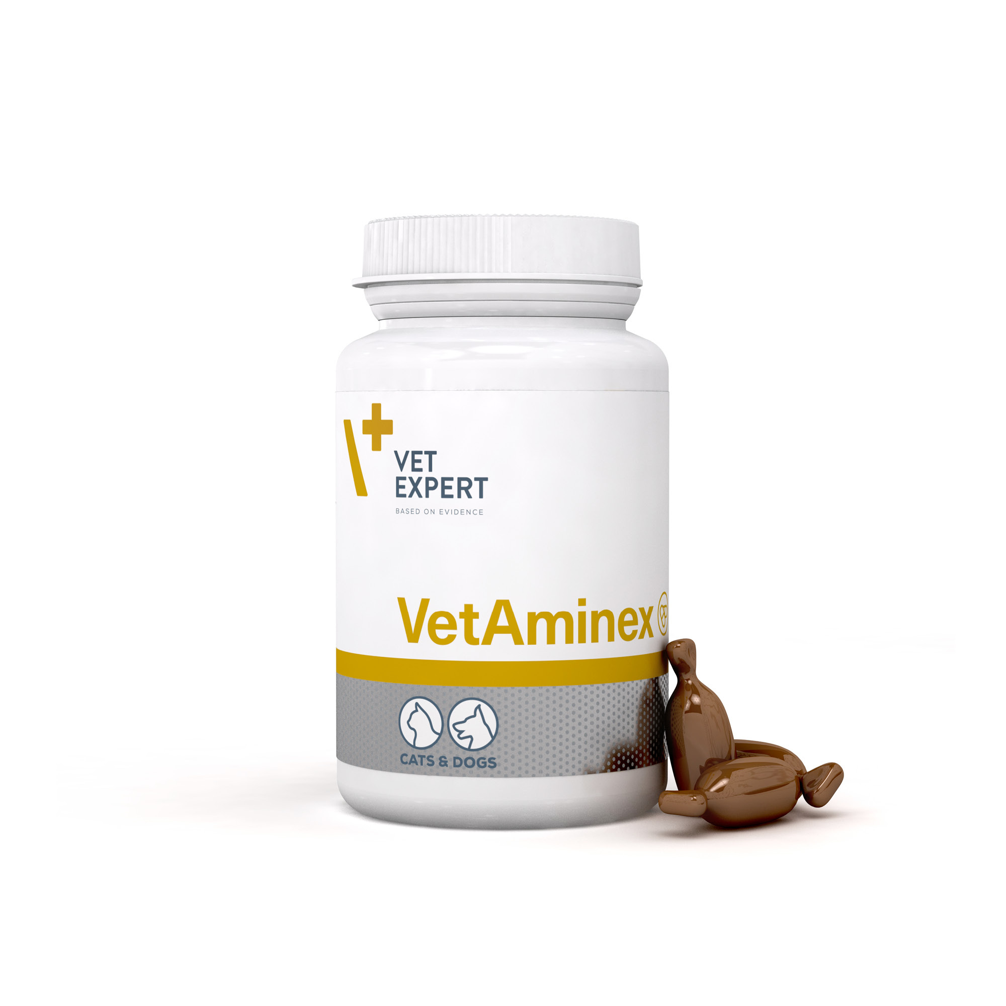 VETAMINEX | VET EXPERT | 60 kaps. | Kompleks witaminowo-mineralny dla psów i kotów | Twist Off