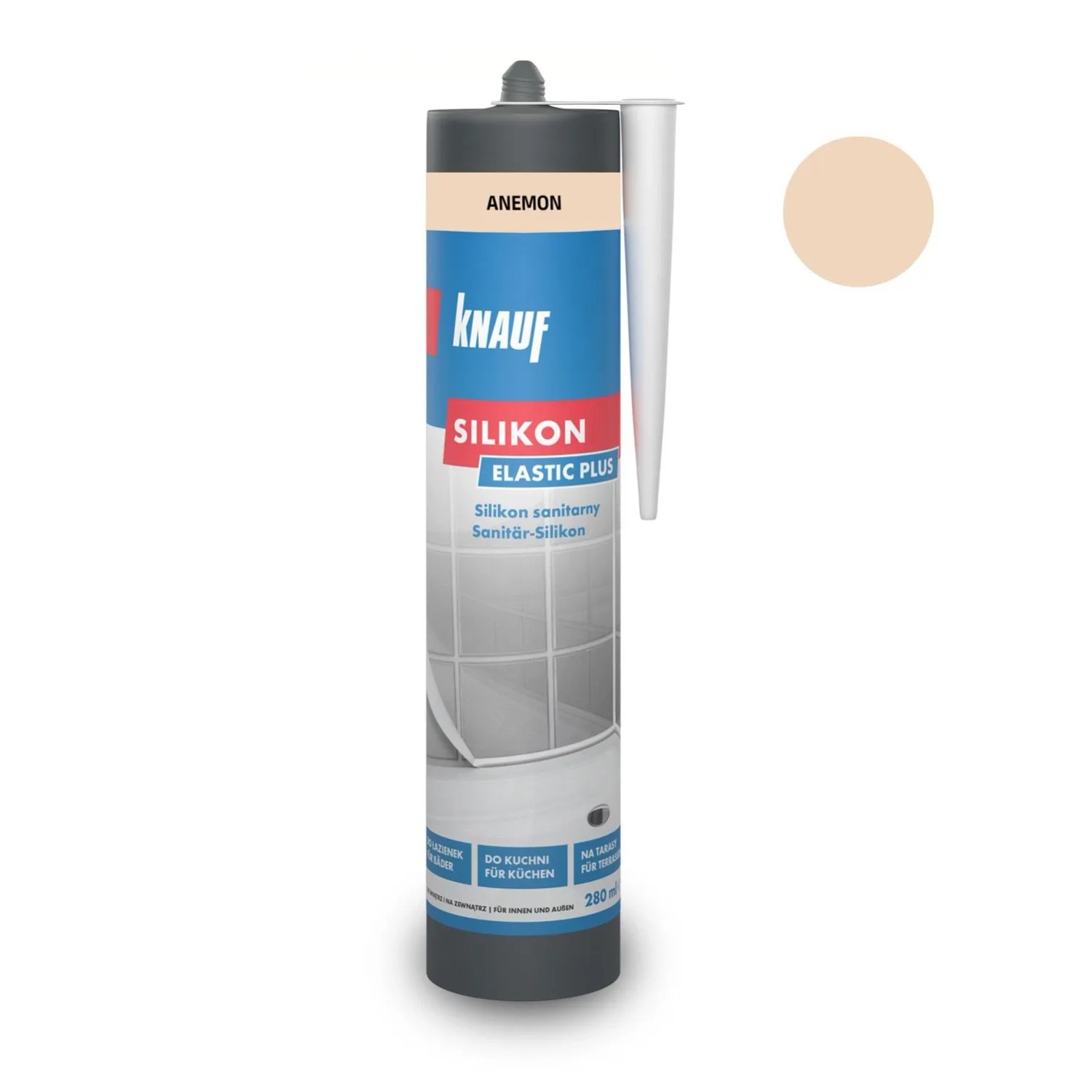 Knauf Silikon sanitarny anemon 280 ml