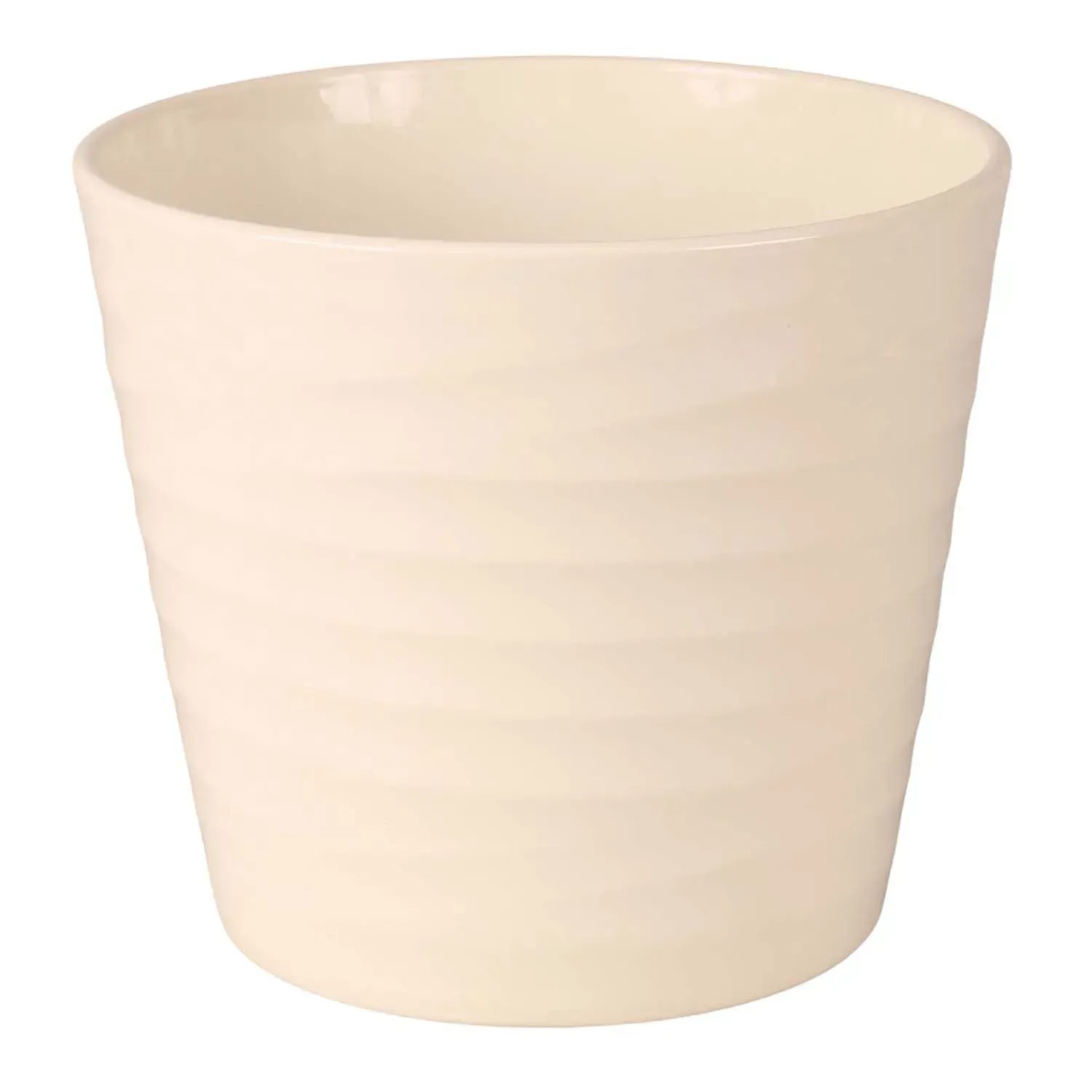 Osłonka ceramiczna kremowa - 32 cm