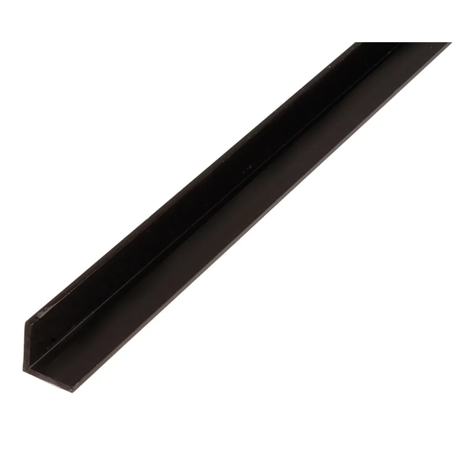 GAH Alberts Profil kątowy PCV czarny 15x15mm 2m