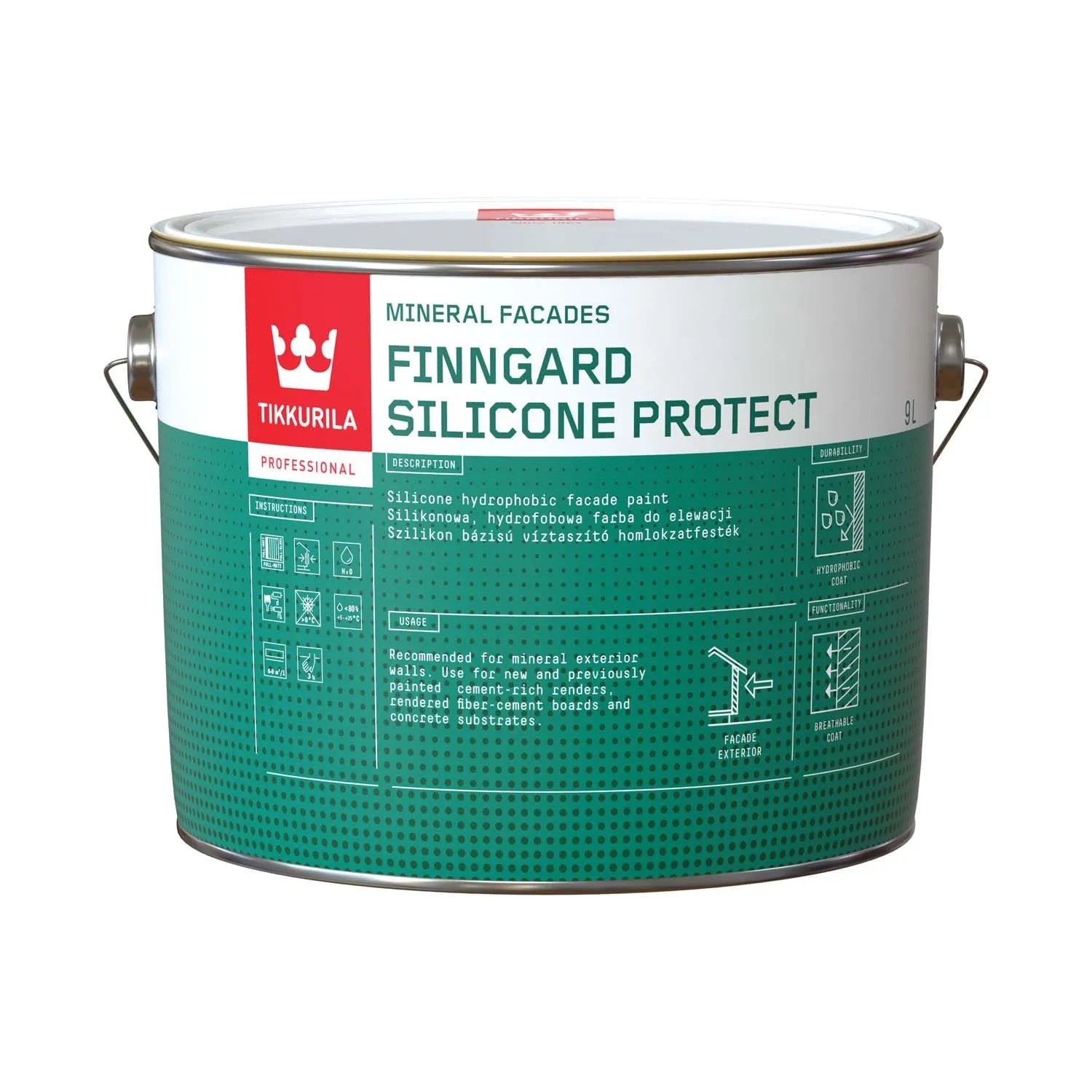 Tikkurila Finngard Silikonowa farba do elewacji A 9L