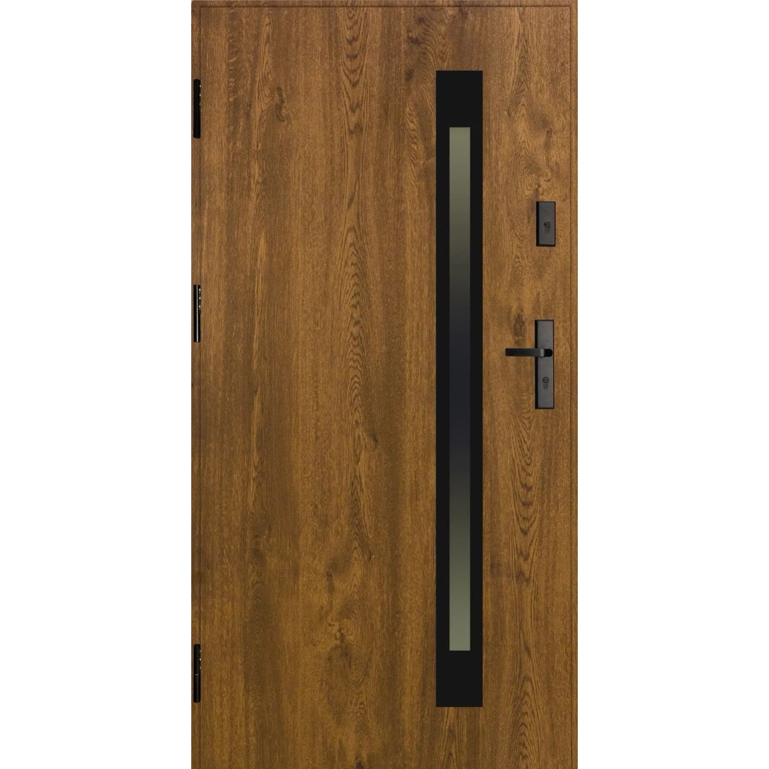 Splendoor Drzwi zewnętrzne Vitra Orzech 90L otwierane na zewn. 103x208