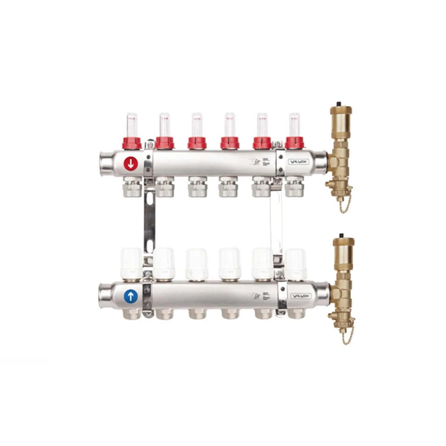 Valvex Zespół rozdzielaczy Base K5 PLUS-10 G1-G3/4 n=10