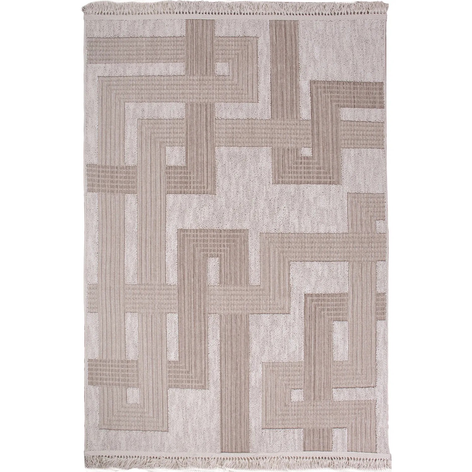 Marbex Dywan BEBEDA geometria 120 x 170 cm beżowy