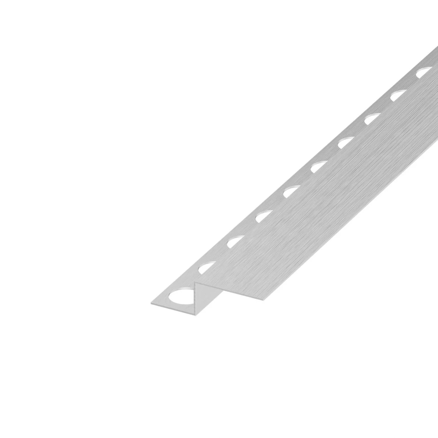 Eviso Listwa czołowa brodzikowa srebrna 130 cm