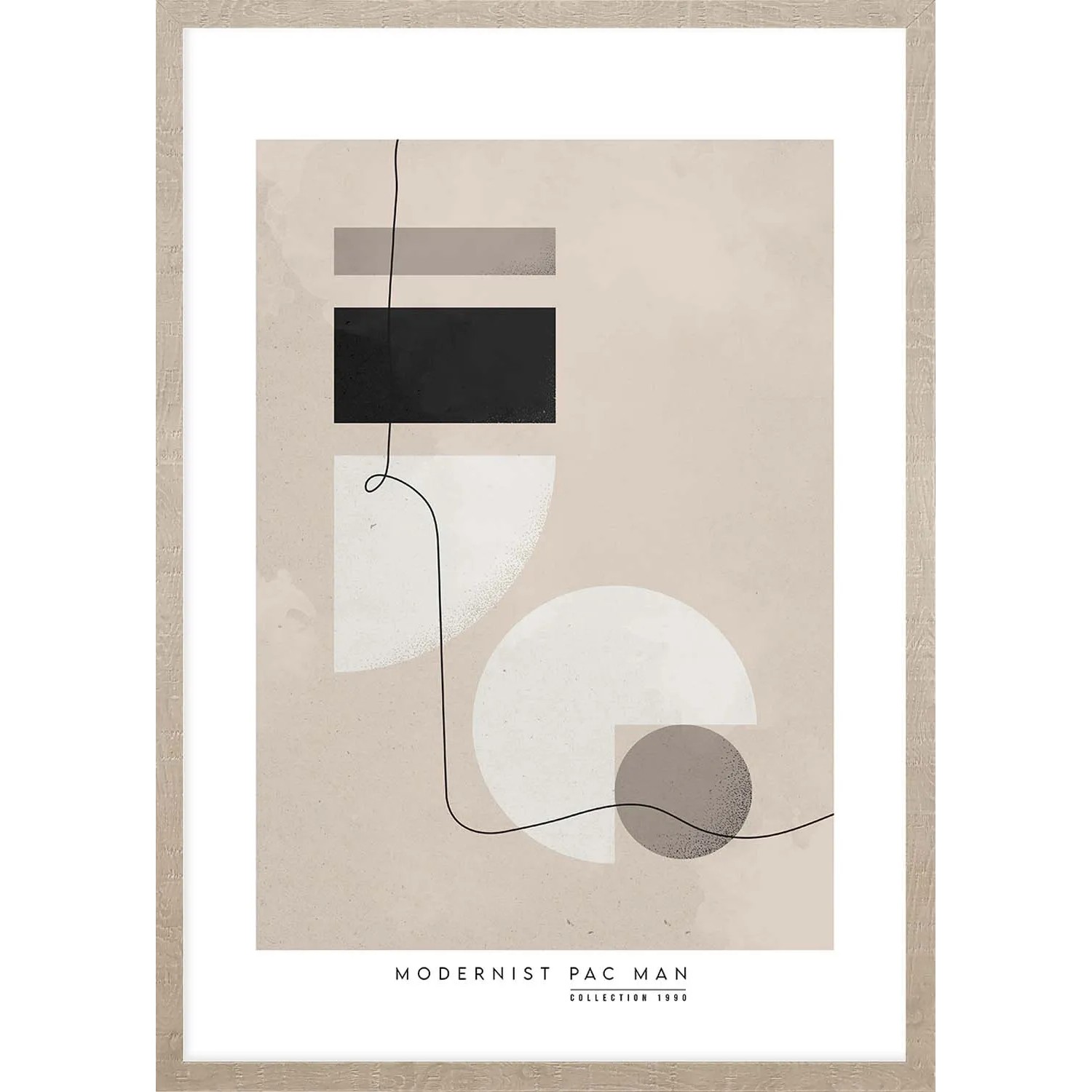 ARS LONGA Obraz MODERNIST PAC MAN 53 x 73 cm