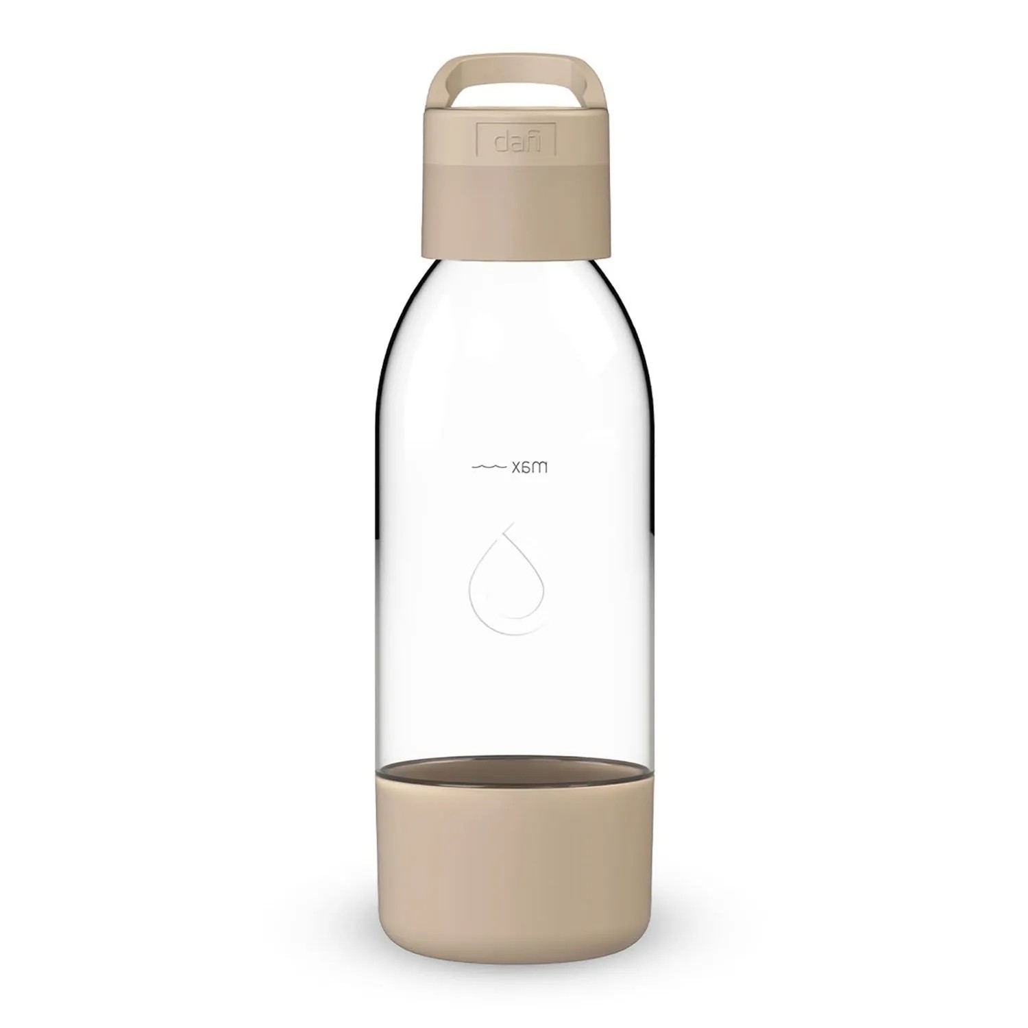 Dafi Butelka do saturatora PushAir cappuccino z uchwytem - 0,5 l