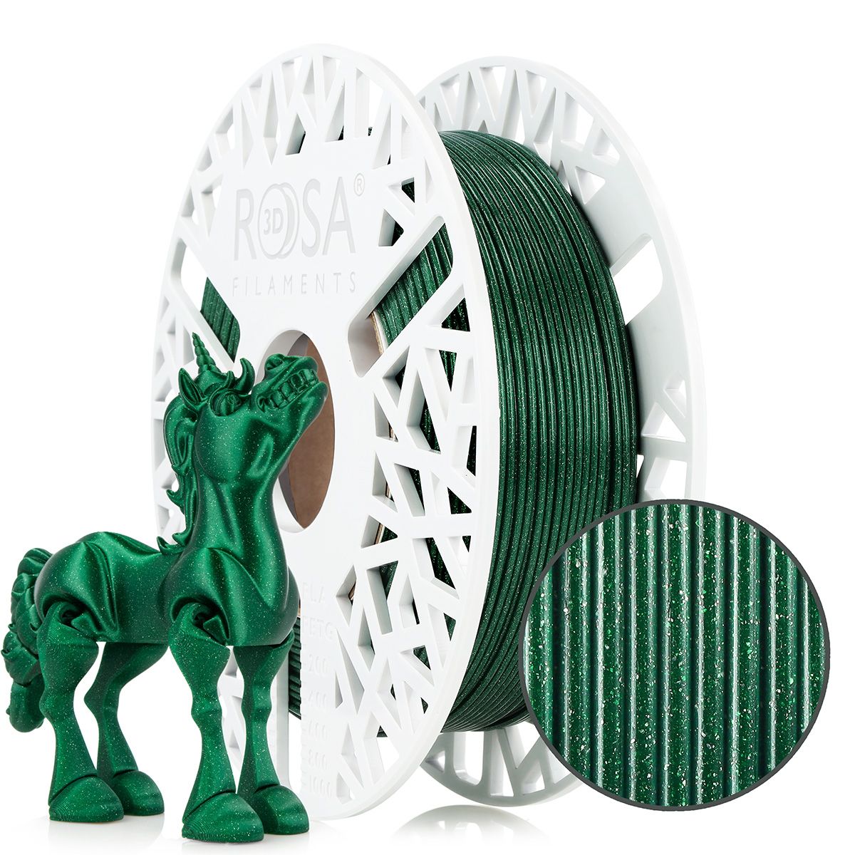 FILAMENT 3D PLA Galaxy Emerald Green (0.5kg / 1.75mm)