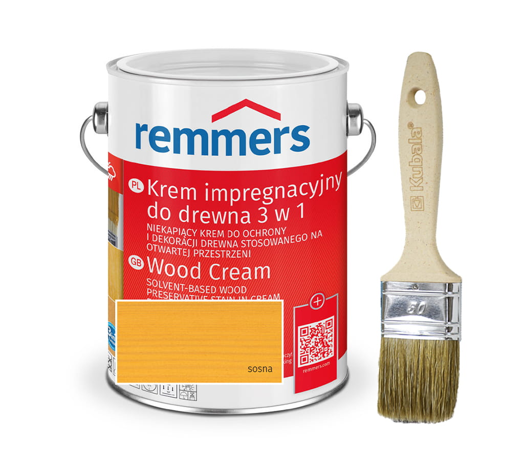 REMMERS HOLZSCHUTZ-CREME KREM DO DREWNA SOSNA 0,75