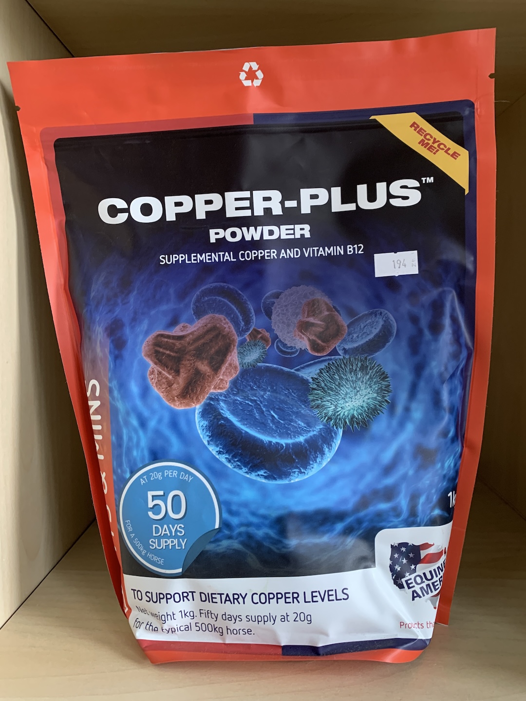 Equine America Copper Plus, krótki termin