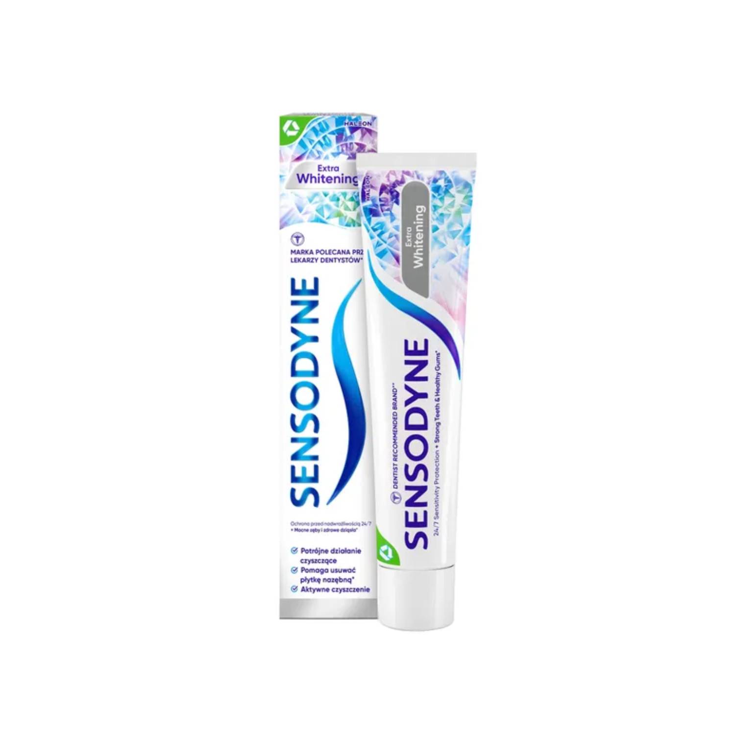 Sensodyne extra whitening - pasta do zębów, 75 ml
