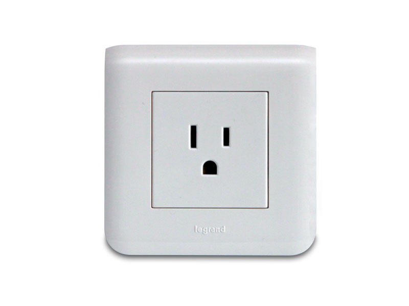 Flush mounted 110V USA socket