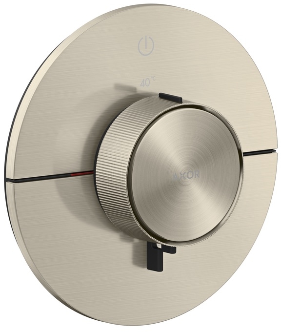 Axor ShowerSelect ID bateria prysznicowa podtynkowa z termostatem nikiel szczotkowany 36756820