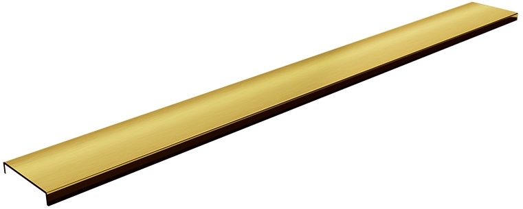 Schedpol Base Gold Brushed Range maskownica odpływu liniowego 120 cm złoty 10.059/DPZS