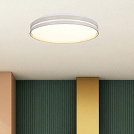 Candellux Montana plafon 1x24W LED biały/złoty 14-11312 - Wysyłka w 24h