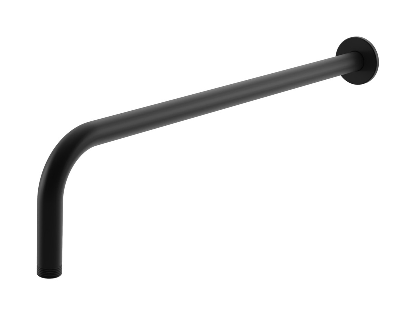 Kohlman Experience Black /Roxin Black ramię prysznicowe 40 cm ścienne czarny mat WNEB