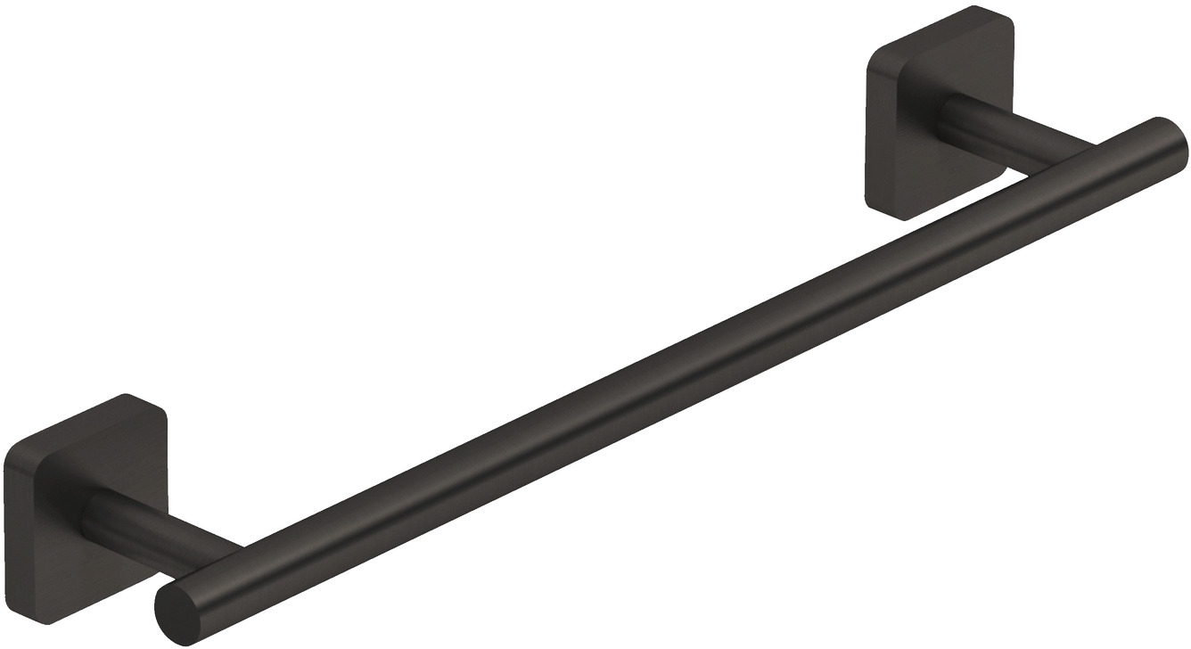 Kludi Vela S drążek na ręcznik 30 cm czarny szczotkowany 25962N2
