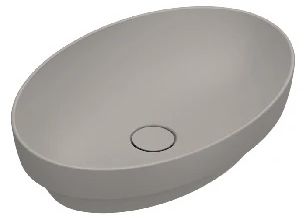 Catalano Sfera umywalka 58x40 cm owalna satin tortora 0524580032