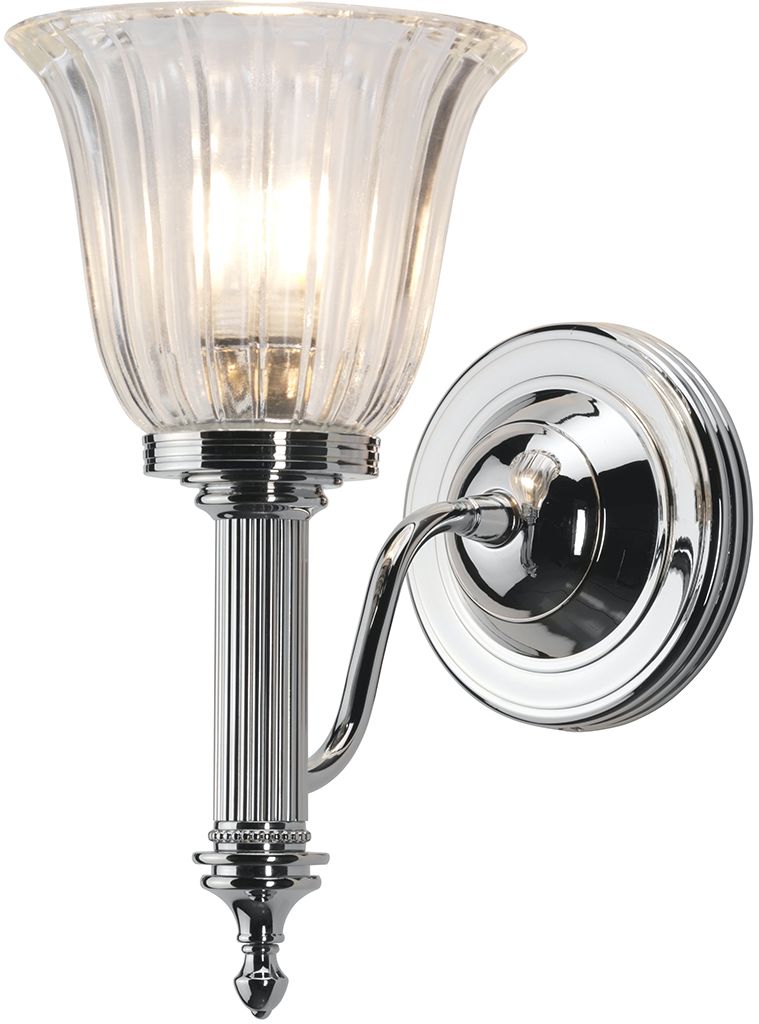 Elstead Lighting Carroll kinkiet 1x3 W chrom polerowany BATH-CARROLL1-PC
