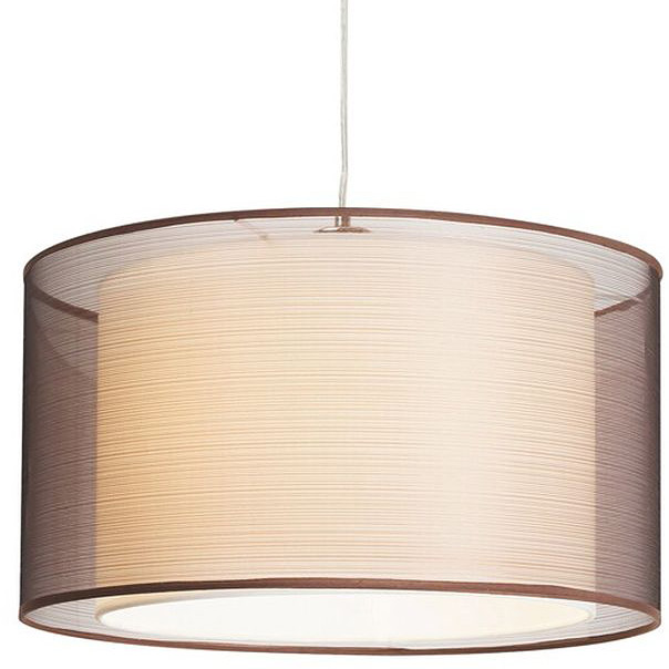 Rabalux Anastasia lampa wisząca 1x60W chrom/brąz 2632