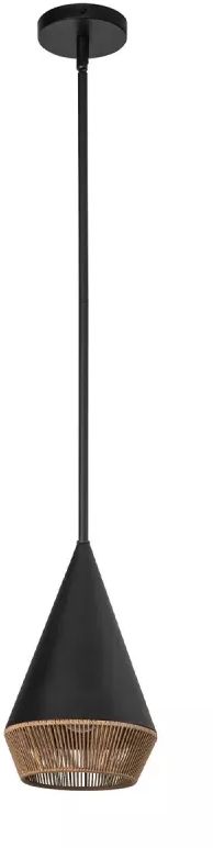 Elstead Lighting Daphne lampa podsufitowa 1x60 W czarna ALM-DAPHNE-P-S-MB