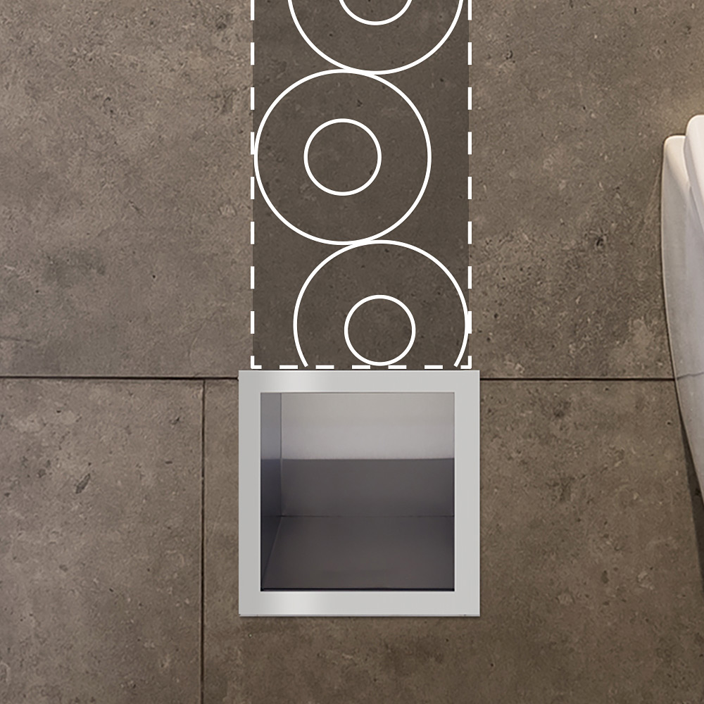 Balneo Wall-Box Paper 3 Inox magazynek na papier toaletowy wnękowy stal nierdzewna PB-IN3 - Wysyłka w 24h