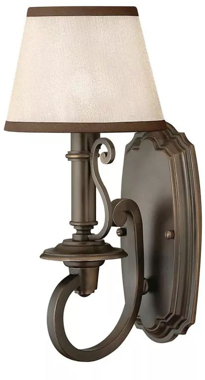 Elstead Lighting Plymouth kinkiet 1x40 W brązowy HK-PLYMOUTH1