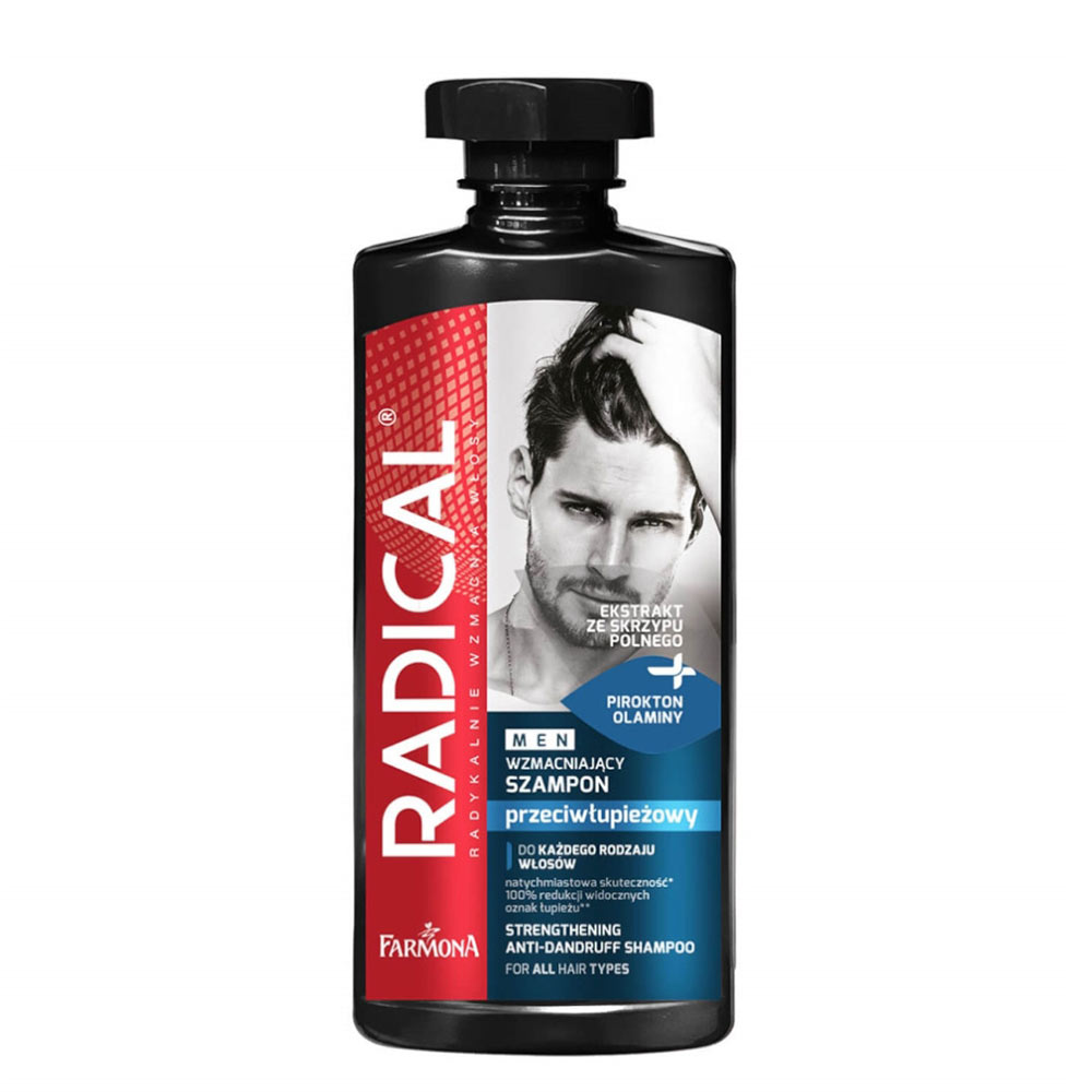 Szampon wzmacniający przeciwłupieżowy do włosów Farmona Radical Men 400 ml