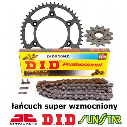 HONDA CR 250R 2005 ZESTAW NAPĘDOWY DID SUPER WZMOCNIONY BEZORING