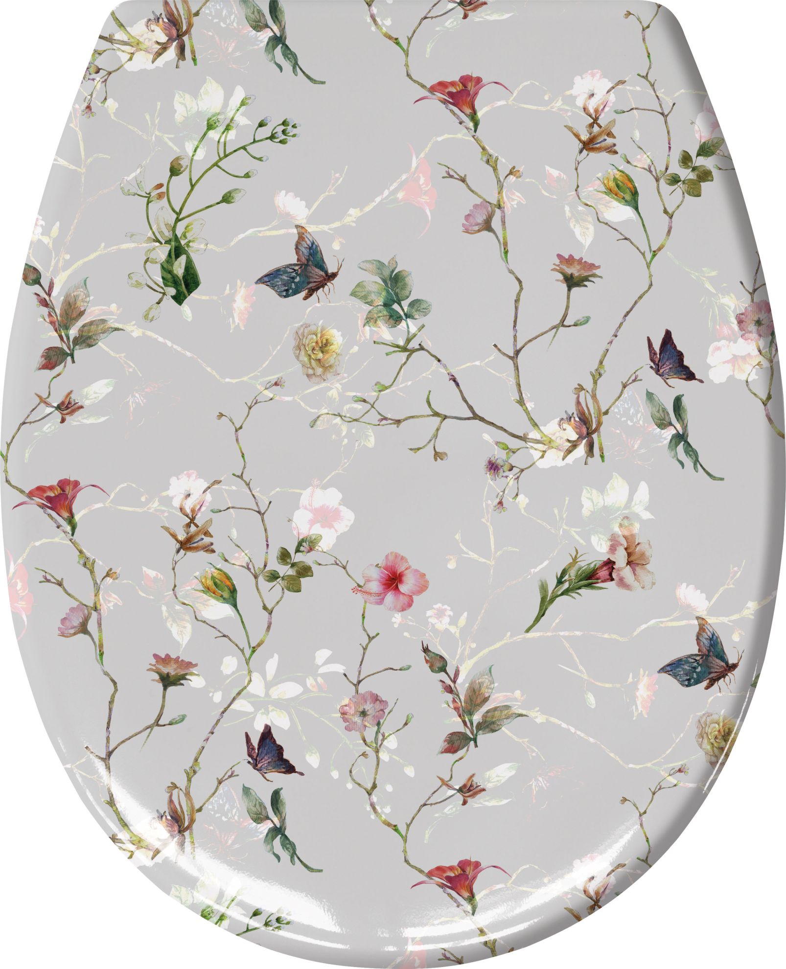 Darmowa Dostawa - Deska sedesowa wolnoopadająca biała Kleine Wolke Flores 1860148075