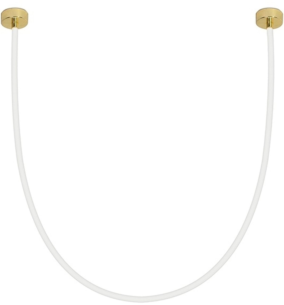 Darmowa Dostawa - Lampa wisząca 1x40 W biała-złota Moosee Lasso MSE1501100441