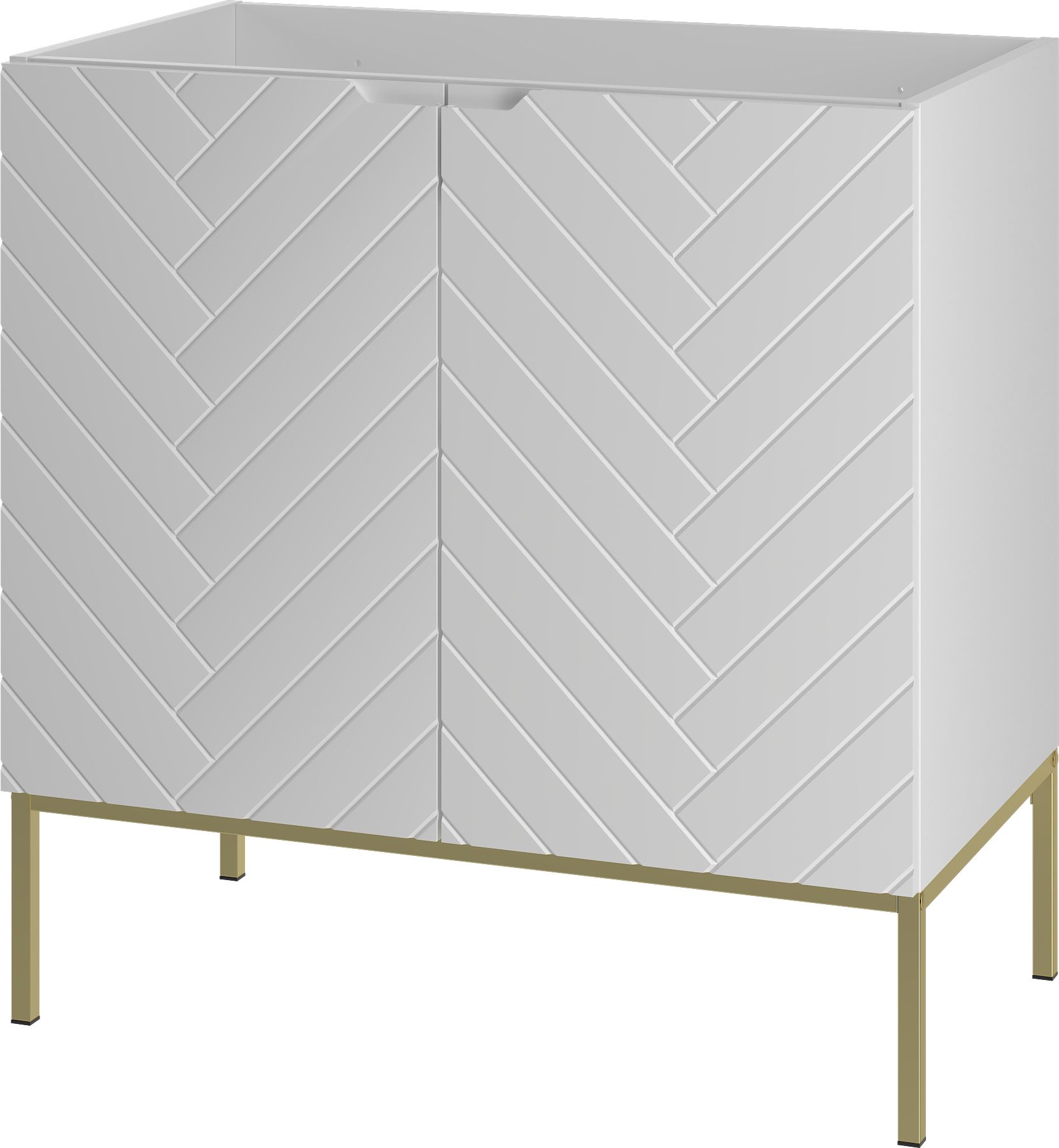 Darmowa Dostawa - Szafka 80x45.8x82 cm podumywalkowa stojąca biała Megstyl Aspen 2491