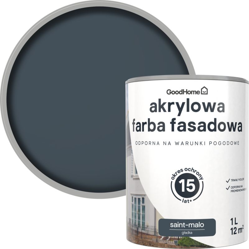 Farba elewacyjna GoodHome st malo 1 l