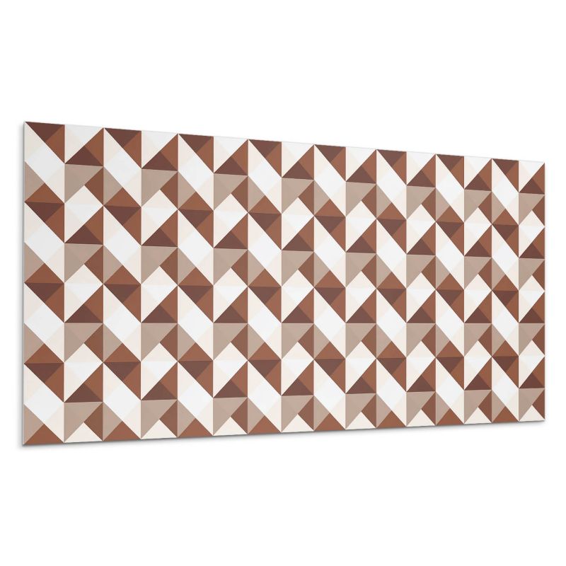 Panele samoprzylepne Wallfluent 60x30 cm Wzór trójkątów w minimalistycznym wydaniu 6 szt.