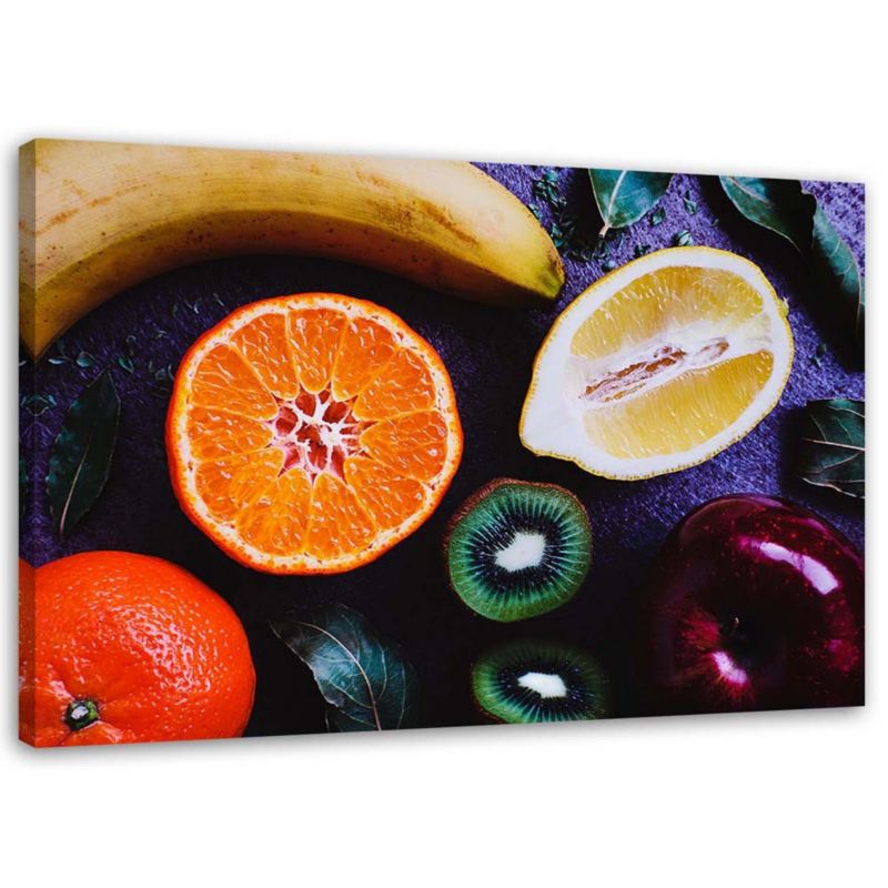 Obraz na płótnie Feeby Egzotyczne owoce 100x70cm 1szt