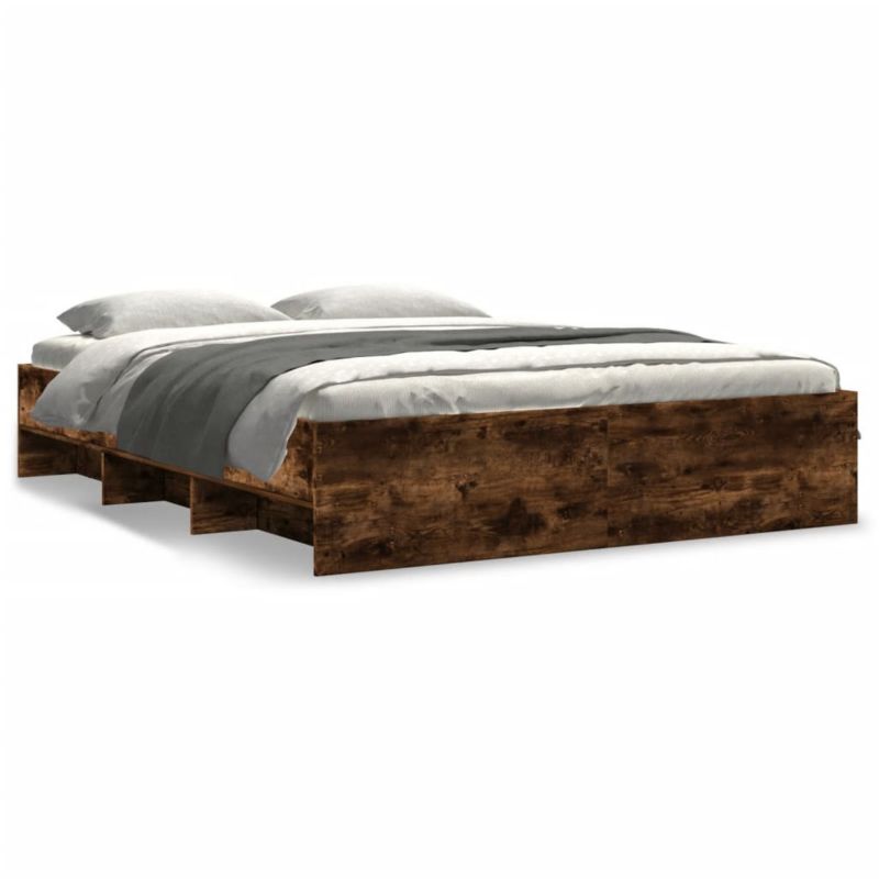 Łóżko drewniane WaszeMeble 150x200 cm brązowe WM-3295650 1 szt.