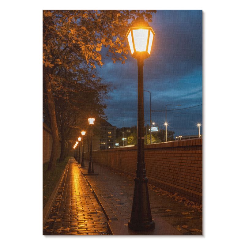 Plakat na Ścianę Tulup 42x59,4 cm (A2) Wieczorna alejka Do przedpokoju, salonu, biura 1 szt.