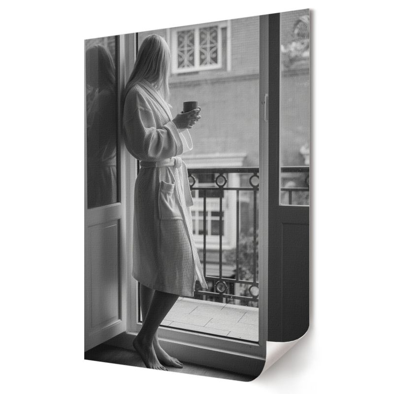Plakat canvas Wallfluent Format A1 Czarno-biały kadr Projekt Artystyczny Project Concept 1 szt.