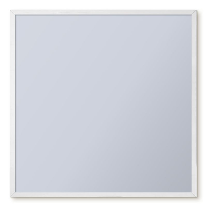 Tablica Magnetyczna Dekoracyjna Ścienna Tulup 50x50 cm Zgaszony pomarańczowy 2 - Biała rama Do salonu, sypialni 1 szt.