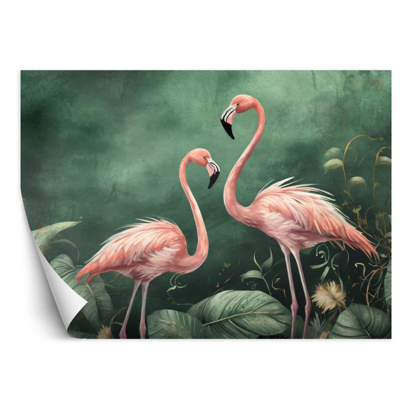 Fototapeta Feeby Flamingi Natura Botanika 350x245 1 szt