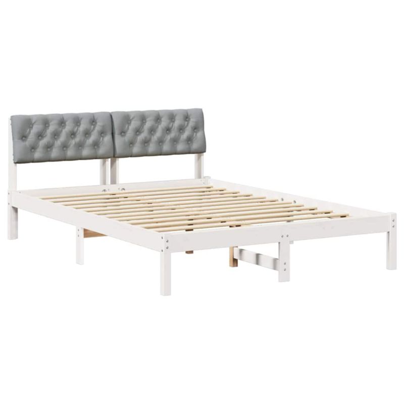 Łóżko Drewniane WaszeMeble 120x200 cm Białe WM-878613 1 szt.
